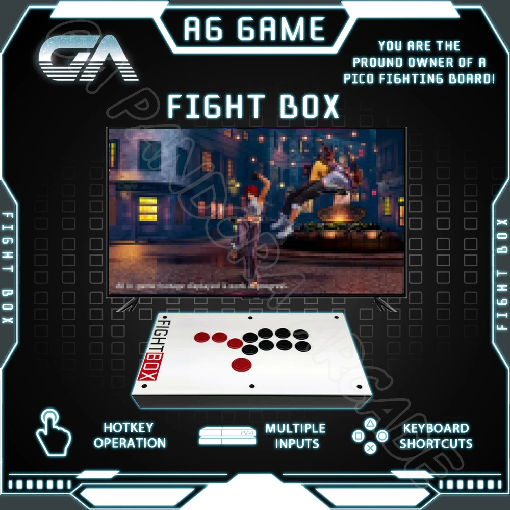 

FightBox F1 All Buttons Hitbox Style Arcade Stick FightBox Fight Stick Joystick Game Controller hitbox arcade For PS5/PS4/PS3/PC