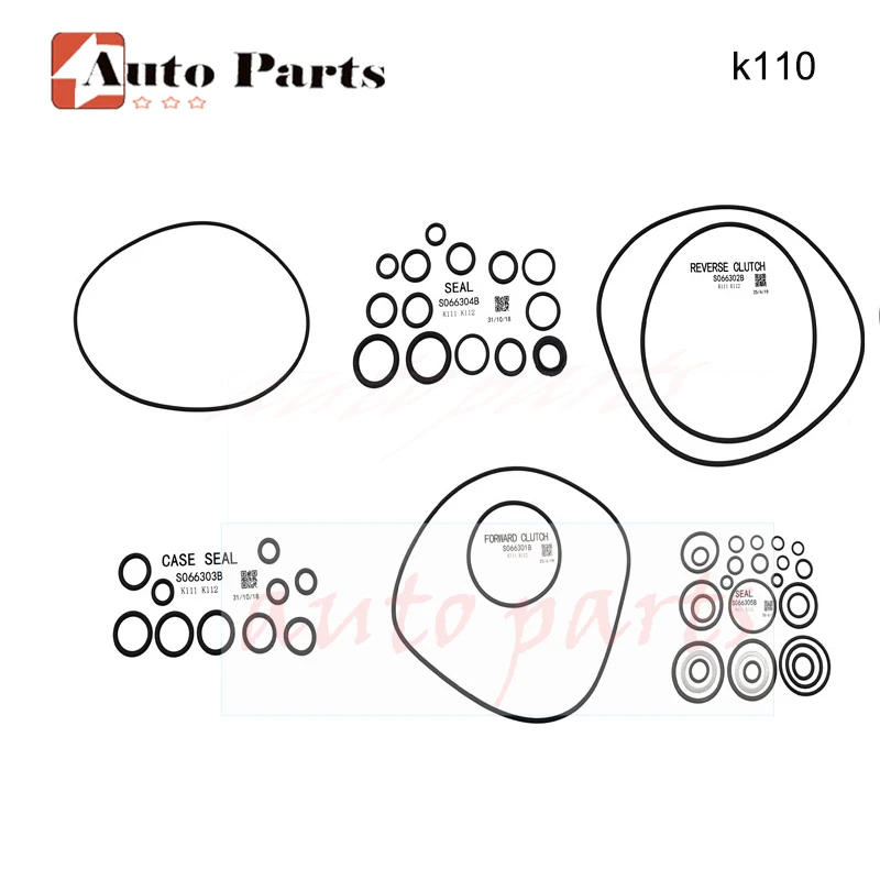 

K110 Parts CVT Automatic Transmission Sealing Right Repair Kit for Toyota Gearbox Rebuild Kit K066B Car Accessories