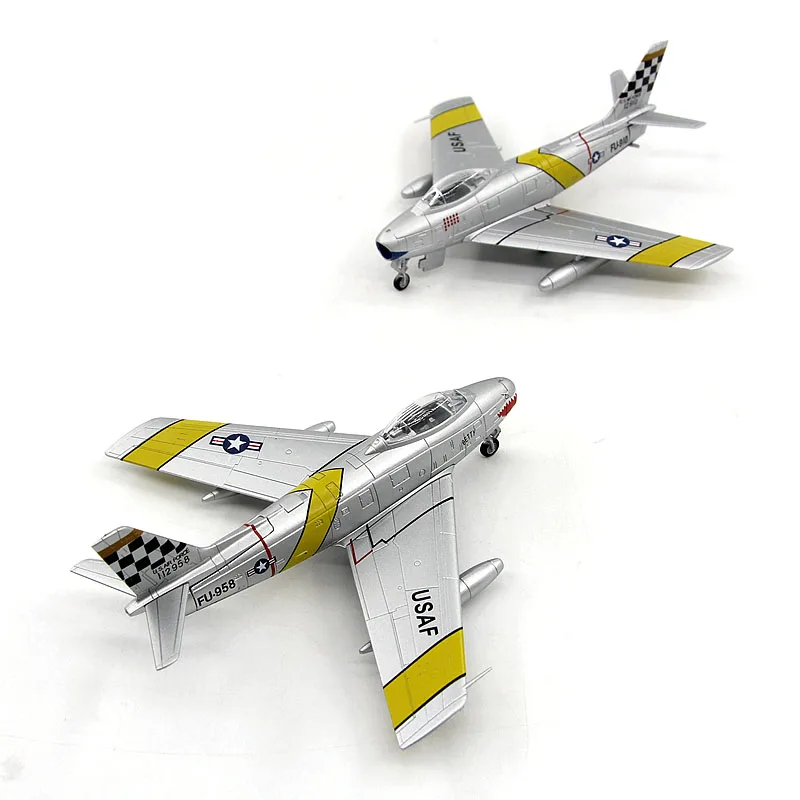 1/100 Scale U.S. Air Force F-86F Sabre Militarized Combat Aircraft FU-910 North American Aviation F86 Finished Plane Model Gift