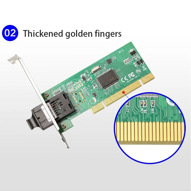 高速pciファイバーネットワークアダプター,ディスクレス10, 100mbps,デスクトップコンピューター用LANカード,pciカードゲーム