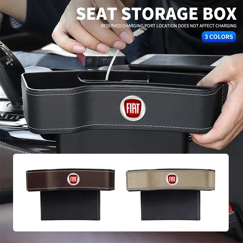 

Car Seat Abs Seam Pockets Trunk Organizer For FIAT Astra 500 Grande Bravo Punto Panda Ducato Tipo Stilo Freemont Accessories