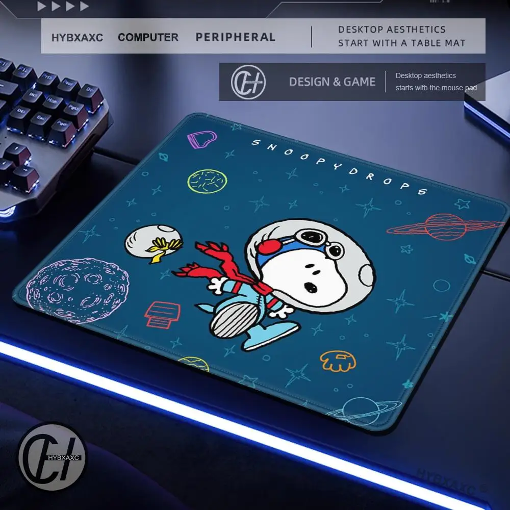 

Милый мультяшный коврик для мыши с собакой S-Snoopys, маленький коврик для мыши LockEdge для геймеров, коврик для компьютерного стола, прямоугольный противоскользящий резиновый коврик