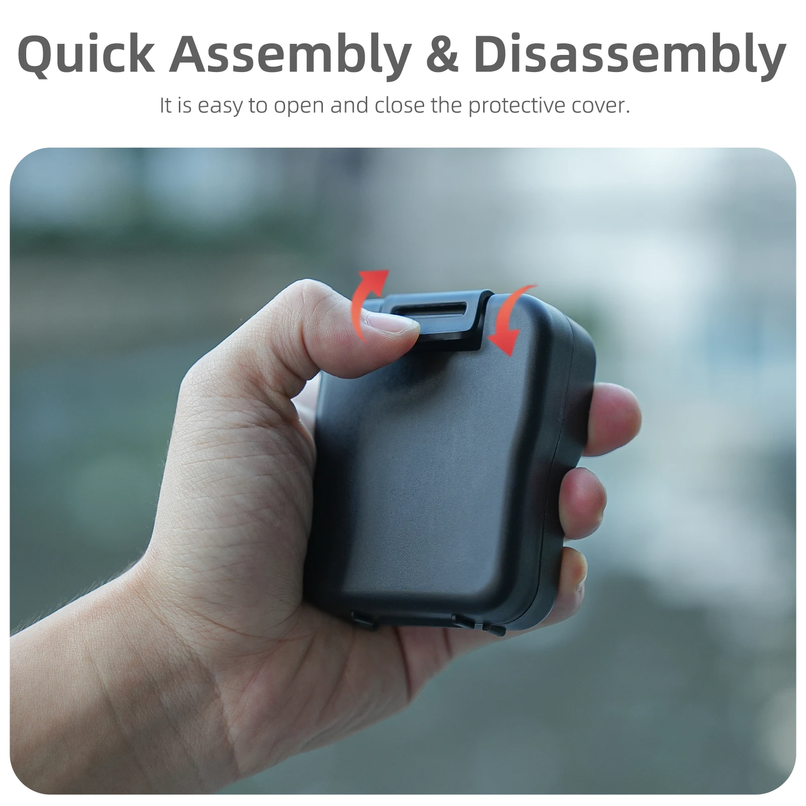 

For DJI Osmo Nano Portable Storage Case Impact-Resistant Protective Case Dustproof Storage Case with Wristband Accessory