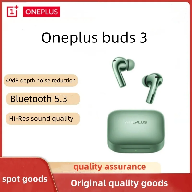 Оригинальная беспроводная Bluetooth-гарнитура Oneplus Buds 3 TWS LHDC 5,0 49 дБ с активным шумоподавлением, срок службы батареи 44 часа.