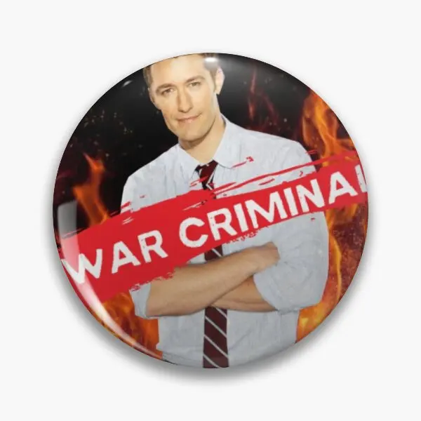 Will Schuester War Criminal  Soft Button Pin Hat Lover Fashion Jewelry Cartoon Funny Decor Clothes Collar Brooch Lapel Pin