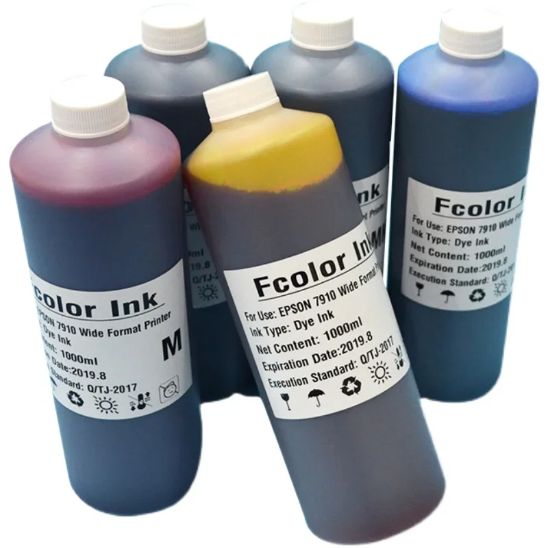 1000ML Dye ink Compatible for Epson Stylus Pro 7900 9908 9890 printer refillable ink