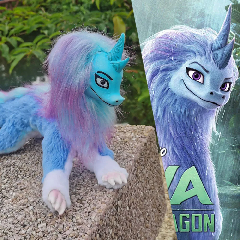 لعبة ديزني سيسو دراجون القطيفة كبيرة الحجم، ألعاب ديزني كارتون دراجون هانت ليجند، دمى كاواي المحشوة الناعمة، هدية عيد ميلاد