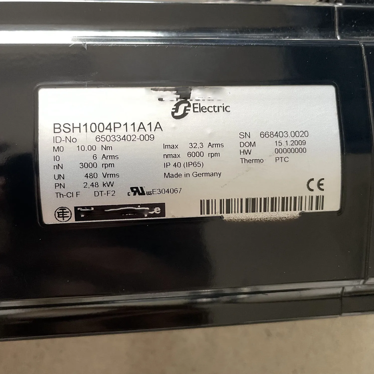 Motor servo BSH1004P11A1A Dengan garansi