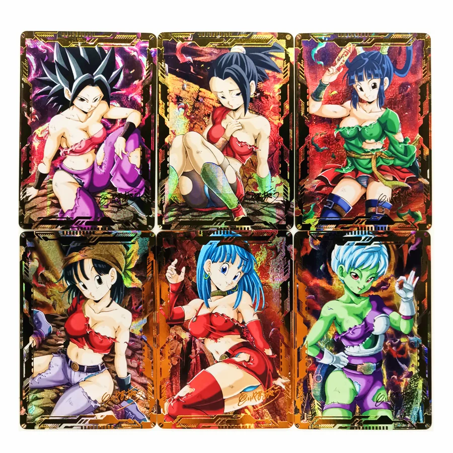 27pcs/set Super Saiyan Dragon Z Battle Damage Sexy 18 Heroes Battle Card Ultra Instinct Goku Vegeta Game Collection Cards