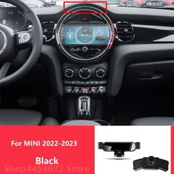 1 Suit Car Phone Holder Base For BMW Mini JCW Cooper CLUBMAN F57 F60 2022-2023 Air outlet Stand Gravity GPS Bracket Accessories