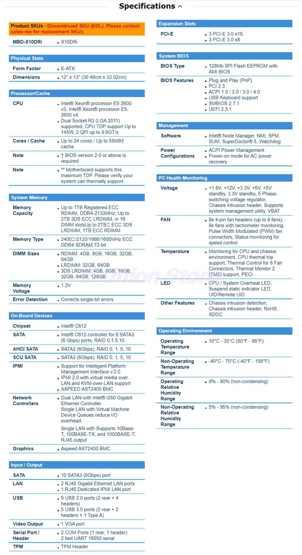 MBD-X10DRi X10DRi Workstation Motherboard X99 C612 2011V3 V3 V4 M.2 DDR4 Works Perfectly