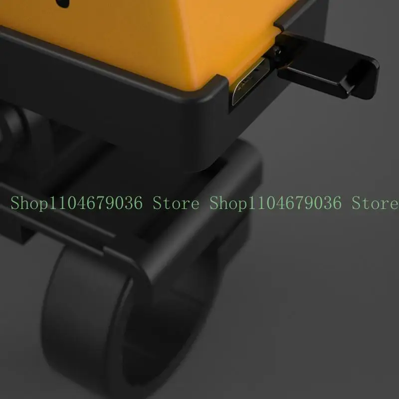 Motorcycle Decoration Modified Light Adjustable Handle Helmet Light USB Rechargable Warning Box Sign LED Lamp Indic