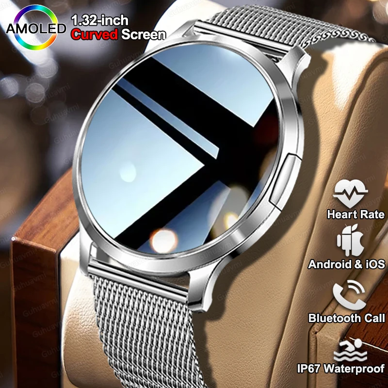 

Новые 3D изогнутые AMOLED HD экран SmartWatch женские спортивные фитнес-браслеты на заказ часы лицо Bluetooth вызов роскошные умные часы мужские