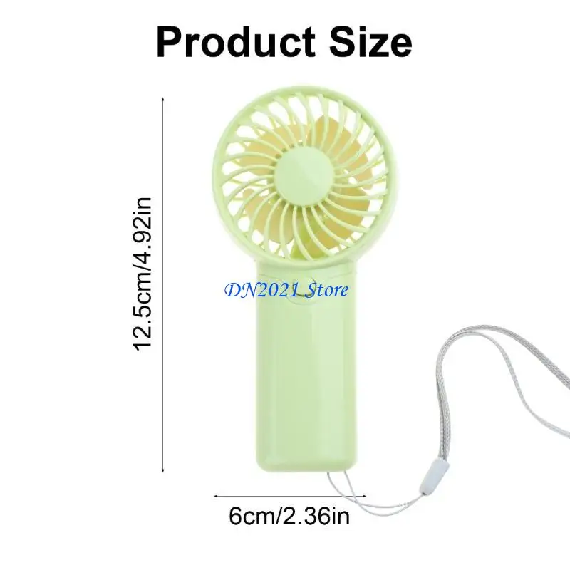 F3KE Mini Portable Fan Handheld Fan Battery Operated Lightweight Small Pocket Fan for Girl Kids Women Office Outdoor Travel