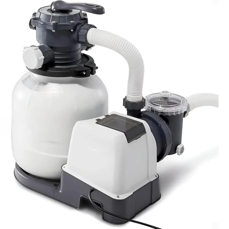 

SX2100 Krystal Clear Sand Filter Pump for Above Ground Pools: 2100 GPH Pump Flow Rate Improved Circulation and Filtration