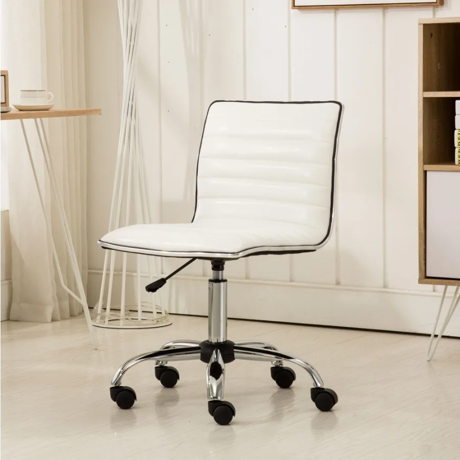 Fremo Chromel Adjustable Air Lift Office Chair White
