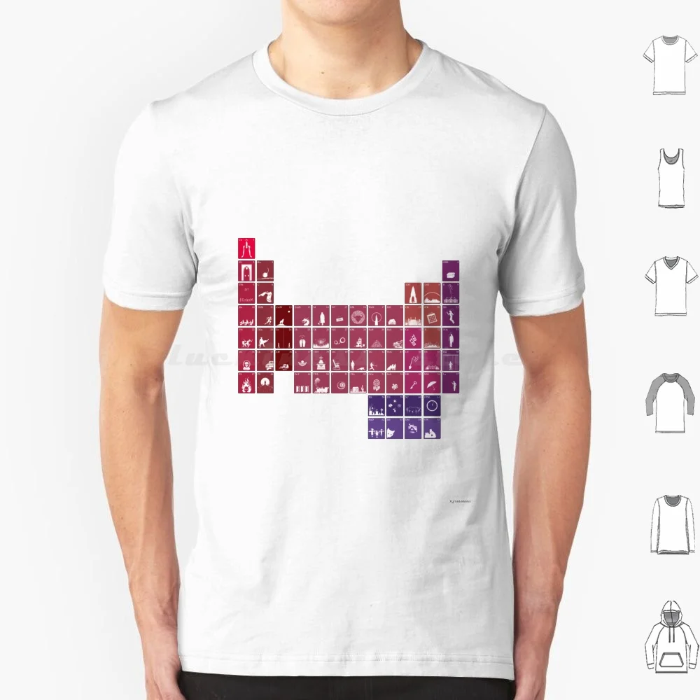 Camiseta de la tabla periódica de Stephen King, talla grande, 100% algodón, Stephen King, Horror, Carrie Salems, lote de cambio nocturno, soporte