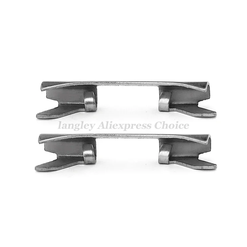 Tautan ujung melengkung untuk adaptor baja tahan karat konektor Seiko SKX007 009 untuk Aksesori jam Rolex 12/14/16/18/19/20/22/24mm 2 buah