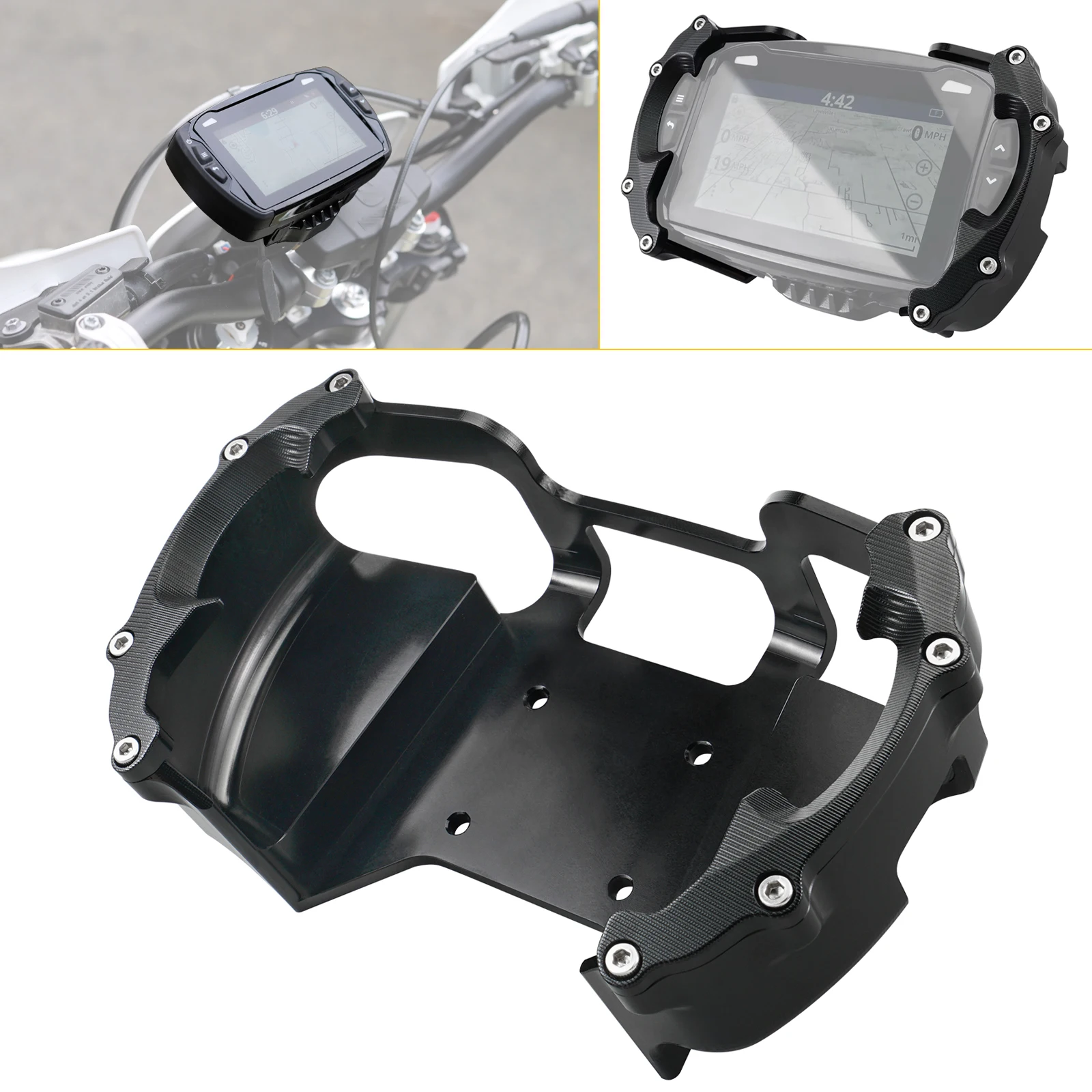 For KTM SX XC SX-F XC-F EXC EXC-F XC-W Aluminum Voyager Pro GPS Protector for Husqvarna TC TX TE FE 125 250 300 501 701 901