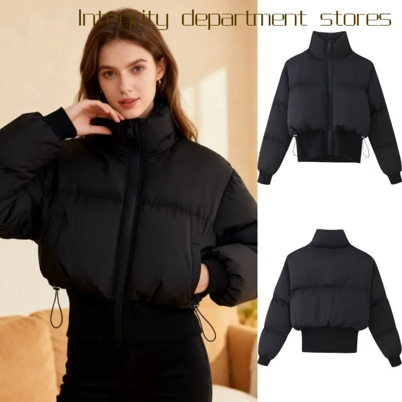 

Повседневная женская куртка из хлопка с воротником-стойкой, в стиле пэчворк, модная, утепленная, с длинными рукавами, на молнии, цветная