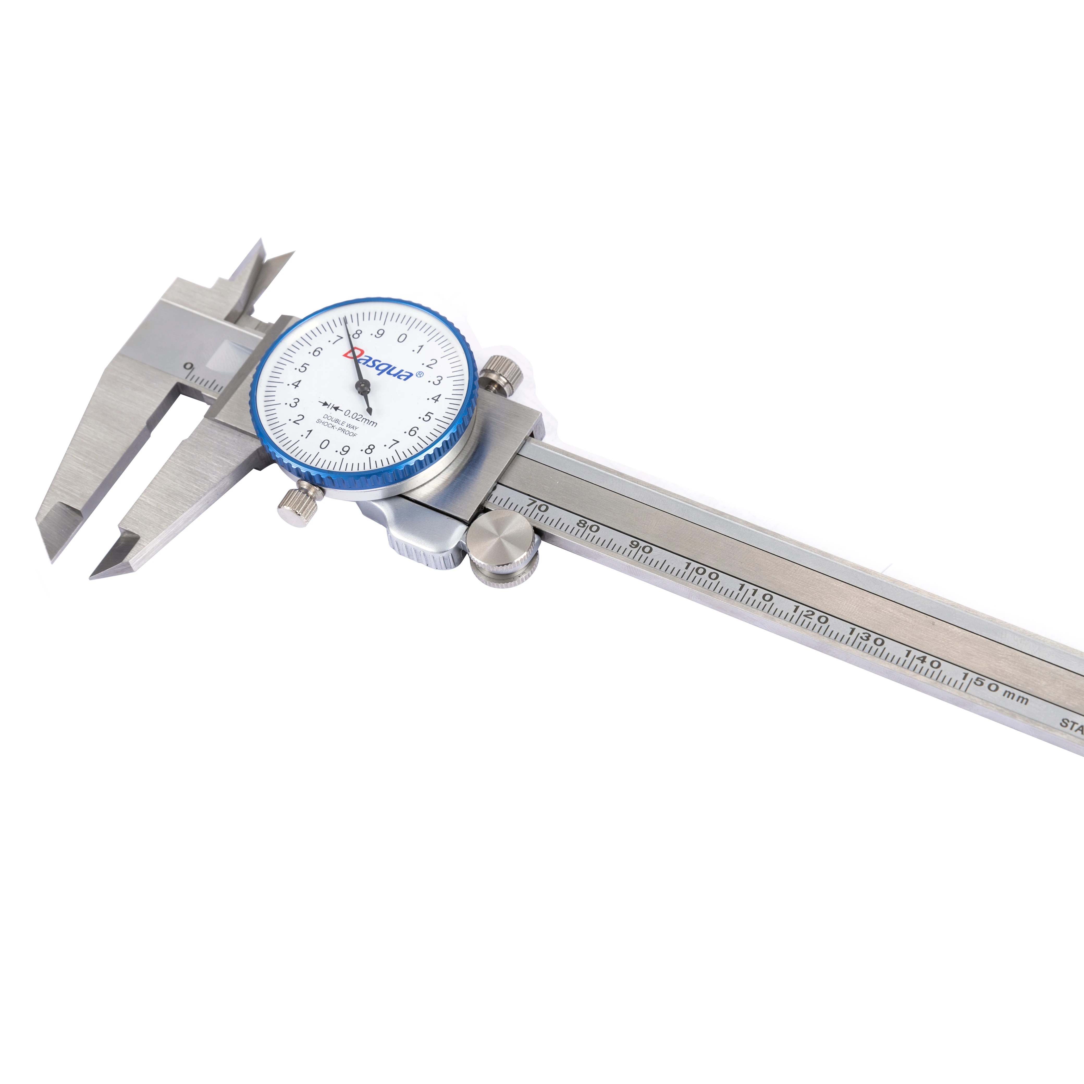 

DASQUA High Precision 0-200mm 0-300mm 0.02mm Graduation Double Shock-Proof Dial Caliper Venier Caliper Mechanical Caliper