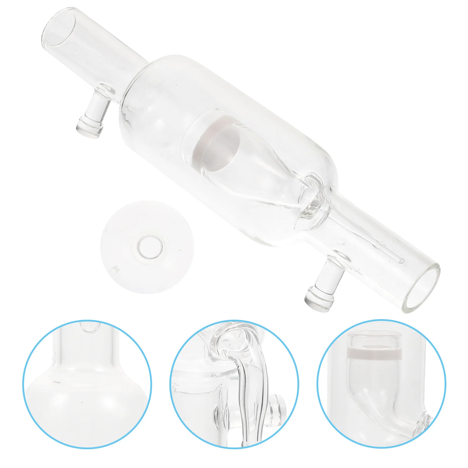 

Aquatic Plant Co2 Refiner Glass Inline Diffuser for Aquarium Planted Tank Oxygenation System Transparent Fish Tank Bubbler