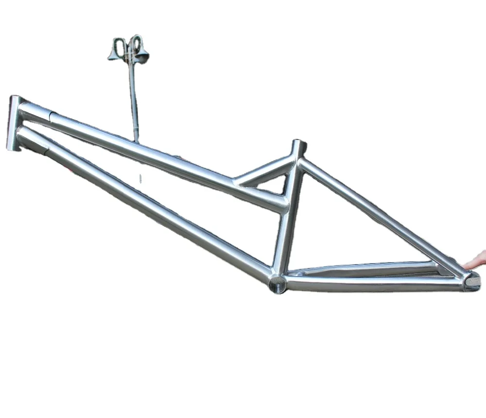 Customized Ti BMX Bike Frame Titanium BMX Bicycle Frame Chinese Made Titanium BMX Bike Frame