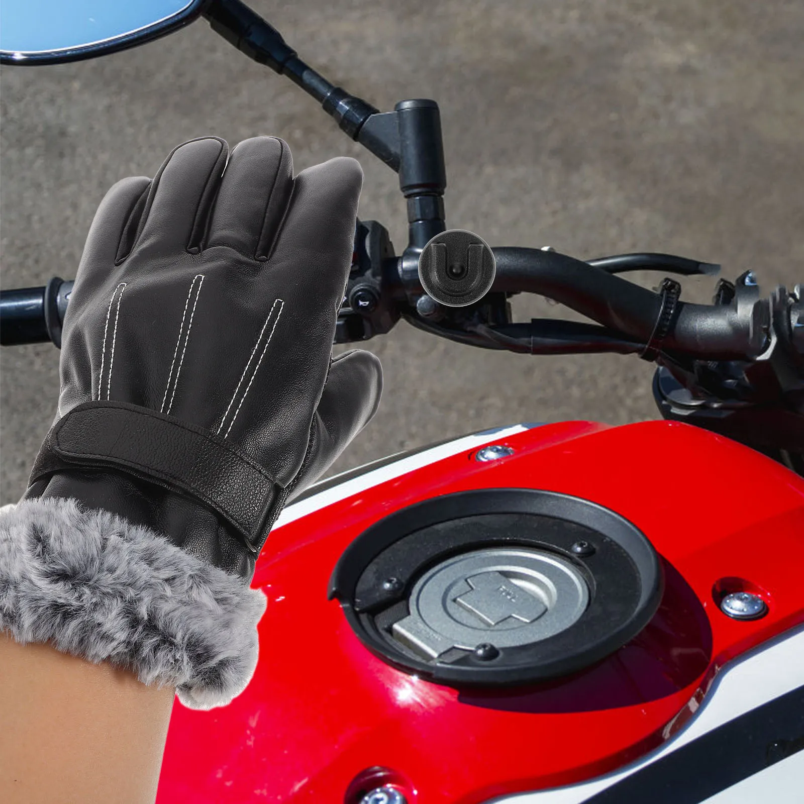 

1 Pair Winter Waterproof Thermal Gloves For Men Women Warm Ski Snow Motorcycle Gloves Touch Screen Windproof Insulated Mittens