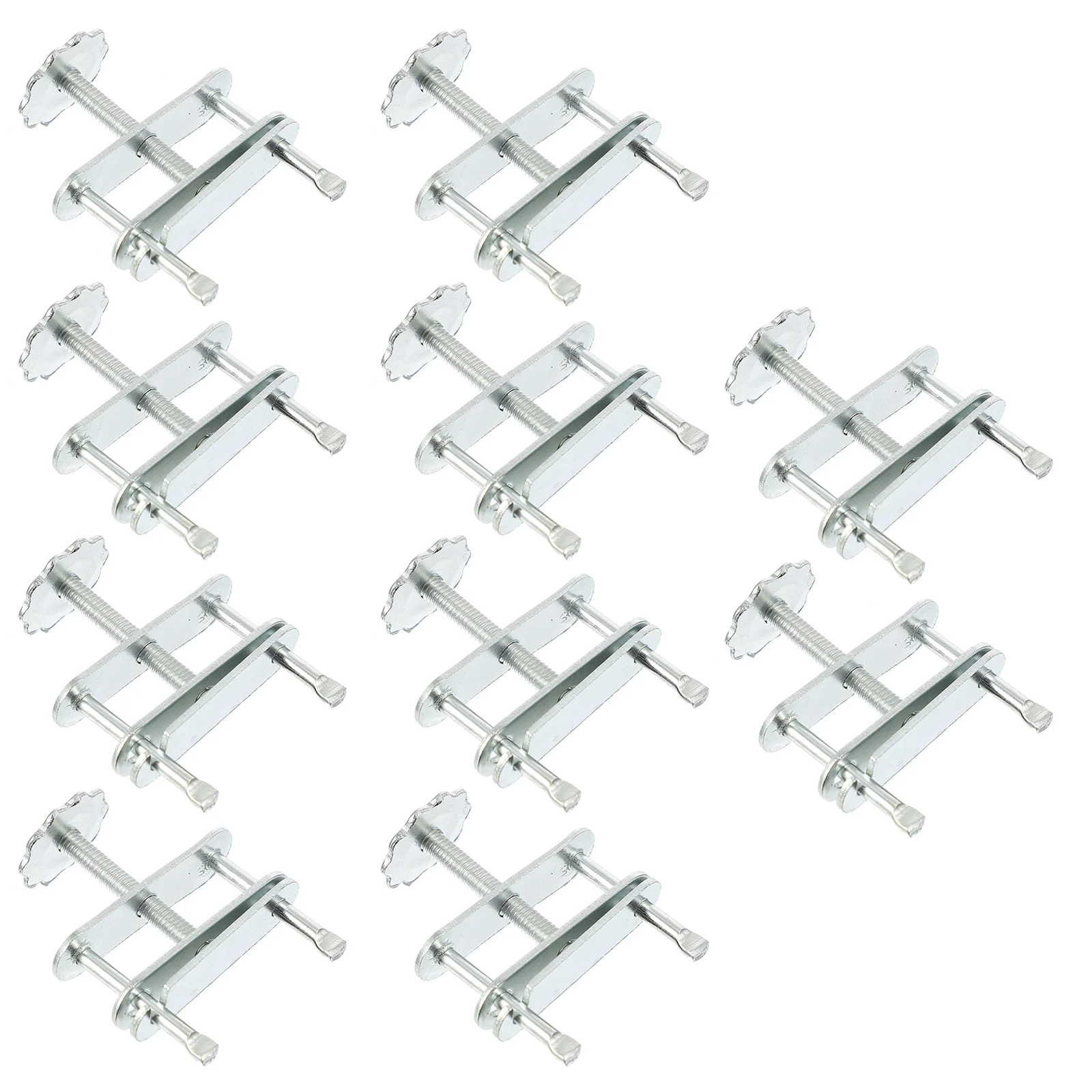 10 Pcs Flow Control Pipe Clamps Waterproof Clip Sprung Laboratory Tubing Metal Galvanized Iron