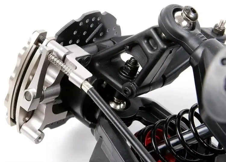 CNC precisiebewerking voorwiel schijfdraad remsysteem voor ROVAN ROFUN KM HPI BAJA 5B 5T 5SC