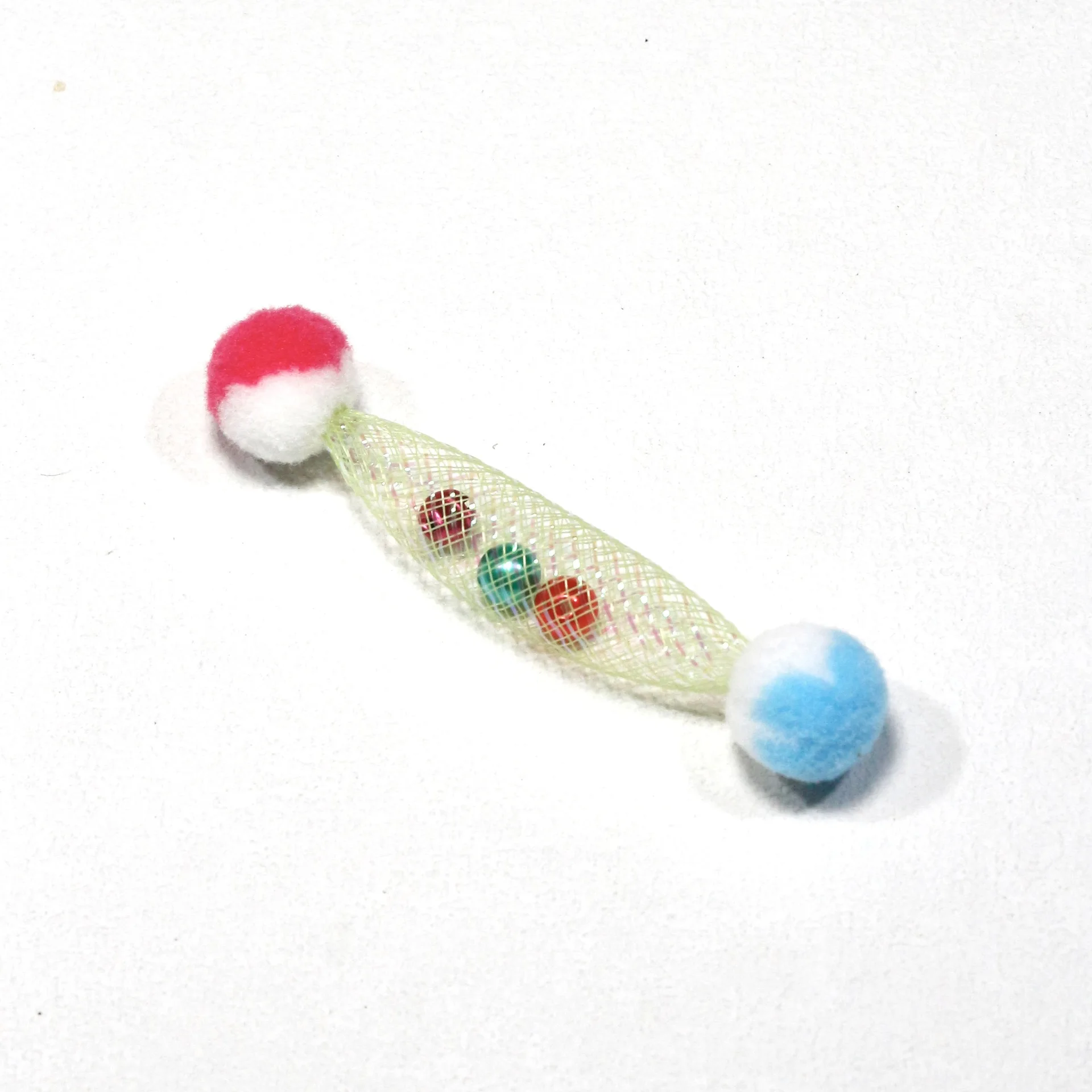 Pelotas de felpa colores aleatorios – Juguete interactivo para gatos - imagen 5