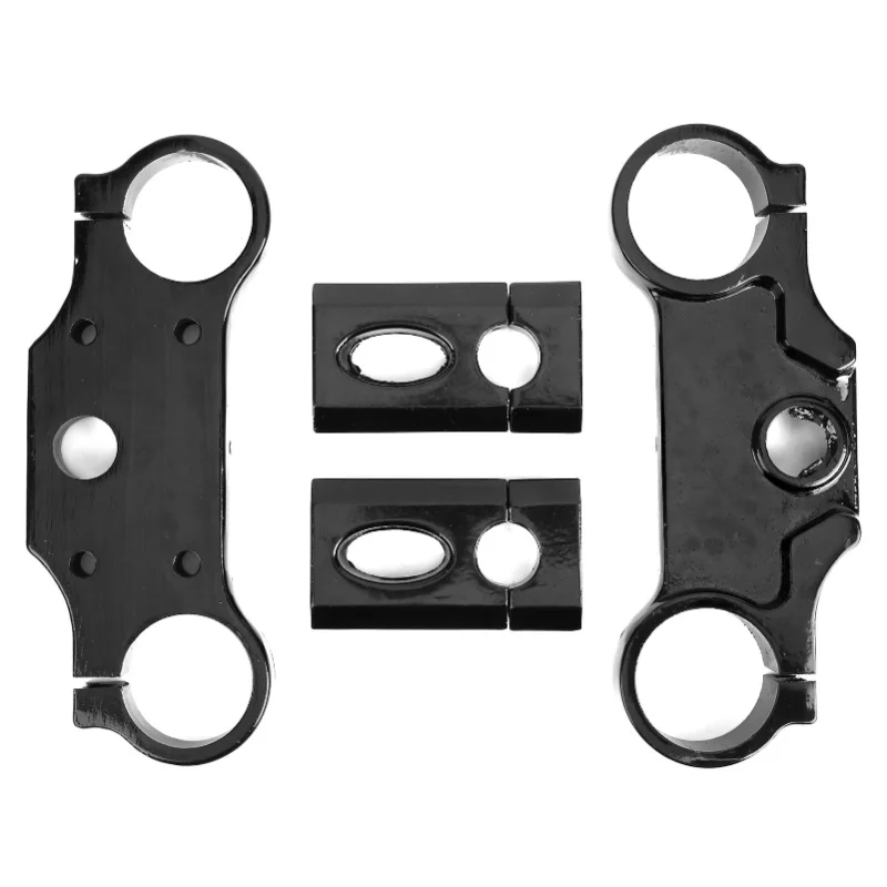 

6pcs Handle Bar Casting Triple Tree Clamps Assembly Vehicle Accessory For Dirt Bike