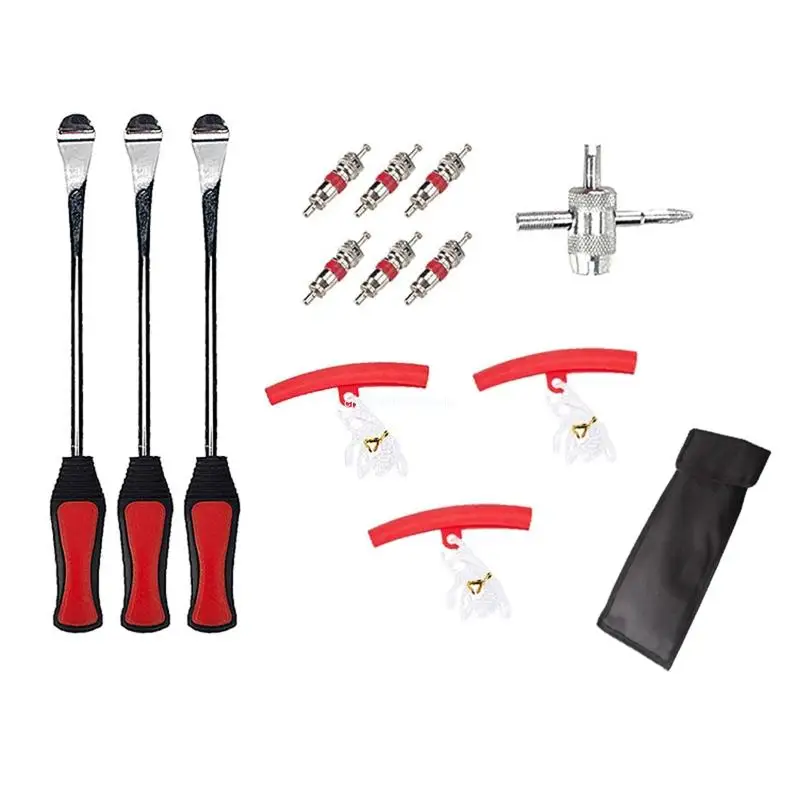 

Dirt Bike Tire Levers Spoon Set Heavy Duty Motorcycle Bike Car Tire Irons Tool Tire Changing Spoon + for Rim Dropship