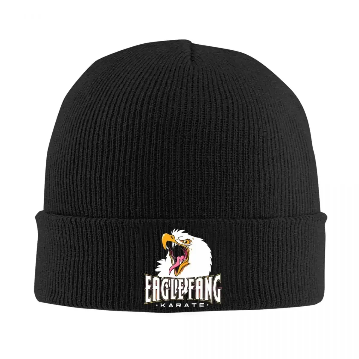 Eagle Fang Karate Beanie Hats dojo Bonnet Hats Men Women Y2K Cool Kpop Knit Hat Autumn Custom Head Wrap Caps