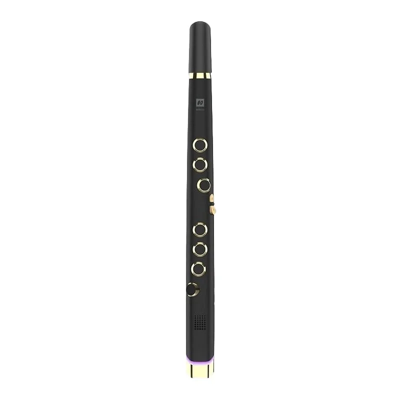 Electric Saxophone, E-Clarinet, Black Gold, Portable Electronic Wind Instrument, MIDI Support, USB Charging, for Music Lovers