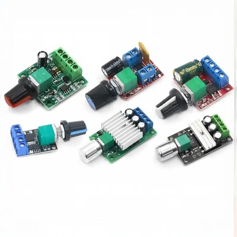 PWM DC Motor Speed Controller Adjustable Knob Stable Performance DIY Electronic Projects Motor Modification Accessories