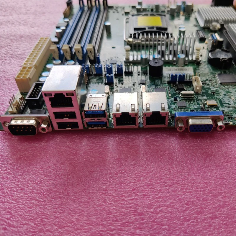 Server Micro-ATX Motherboard LGA1151 C232 Chipset Supports E3-1200 v6/v5 7th/6th i3 Series X11SSL-CF