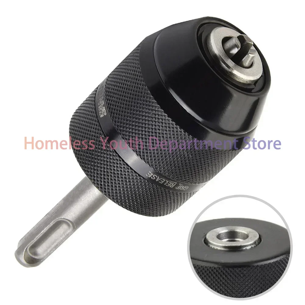 Drill Chuck &SDS Plus Adapter 3/8-24UNF 0.8mm-10mm Keyless Metal Drill Chuck With Quick Change Adapter Hand Tools