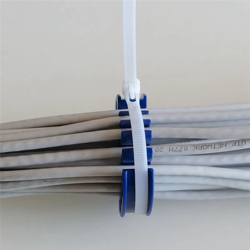 ABLJ Kit di pacchetti di cavi di rete per strumenti per l'organizzazione dei cavi con chiusura a gancio e anello, pettine a filo per data center, stanze di server