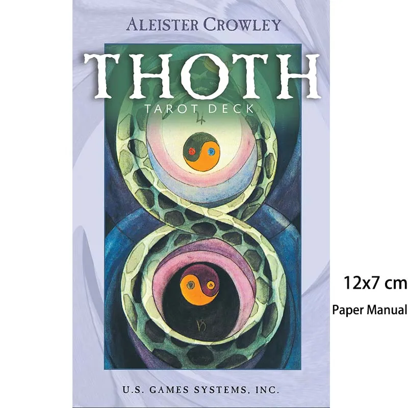 Thoth Tarot Deck 12x7 cm Paper Manual Card Games