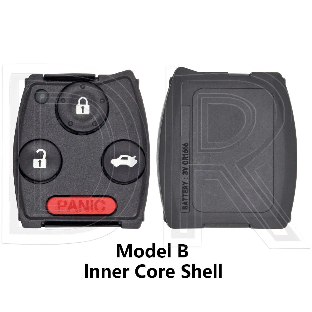 Gran carcasa de llave remota de coche con tapa modificada/estilo Original para Honda Civic Accord CRV CR-V Fit Odyssey Insight Pilot HRV Jazz