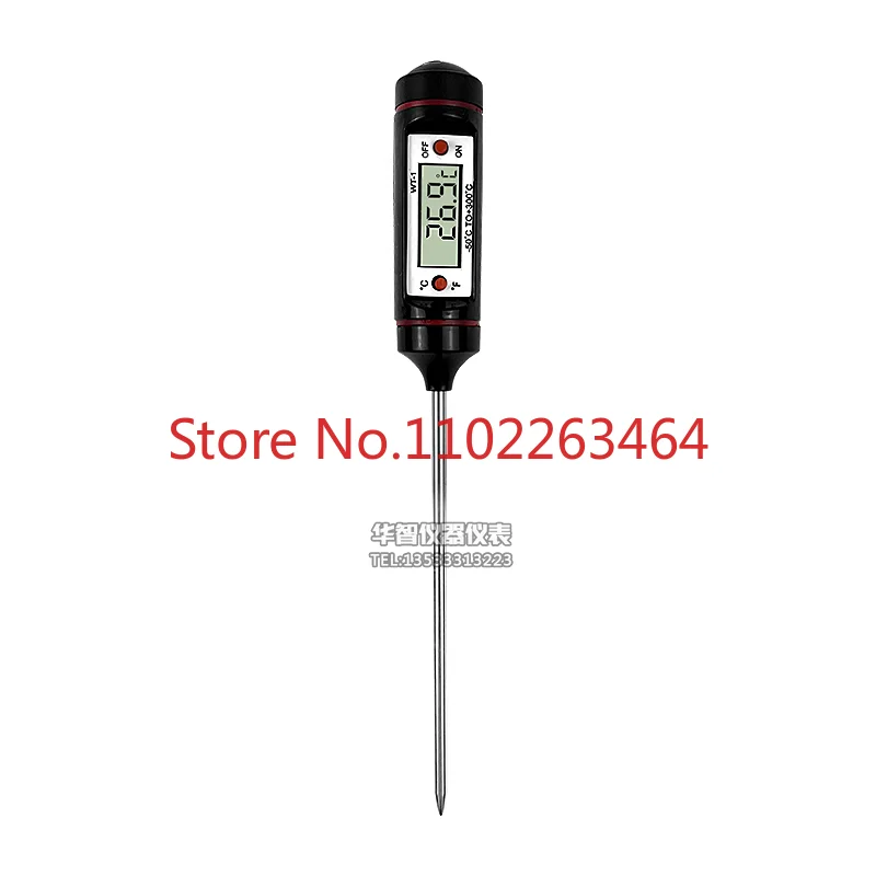 10pcs Electronic food thermometer kitchen household milk powder water thermometer food liquid baking fried oil thermometer probe