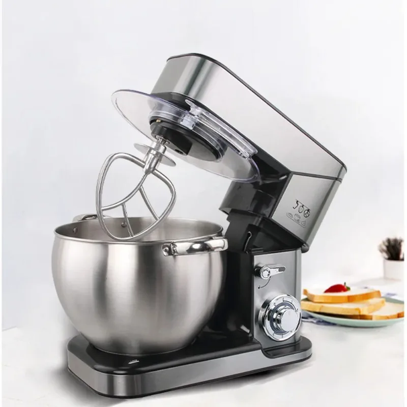 10L Stand Mixer, Multifunctional Commercial Large Capacity Food Blending and Dough Mixing Equipment