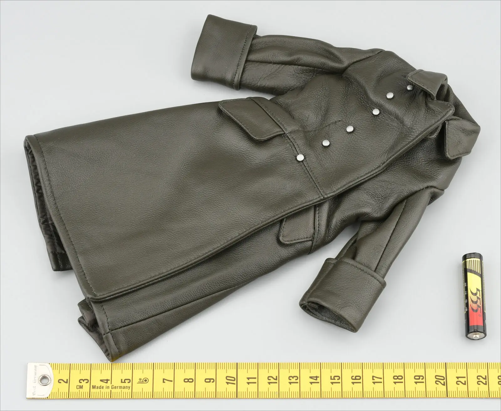 D80178 1/6 Scale Soldier Leather Overcoat Model for 12''Figure