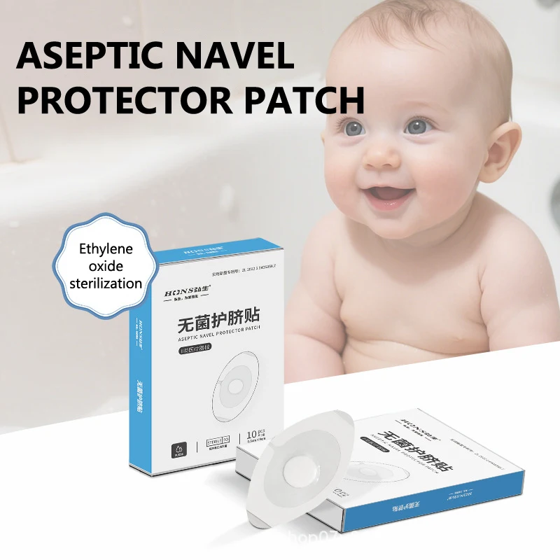 10/30 Pcs/box Navel Stickers Button Covers Breathable Paste Infant Baby Belly Band Swim Supplies Waterproof Protection Patch