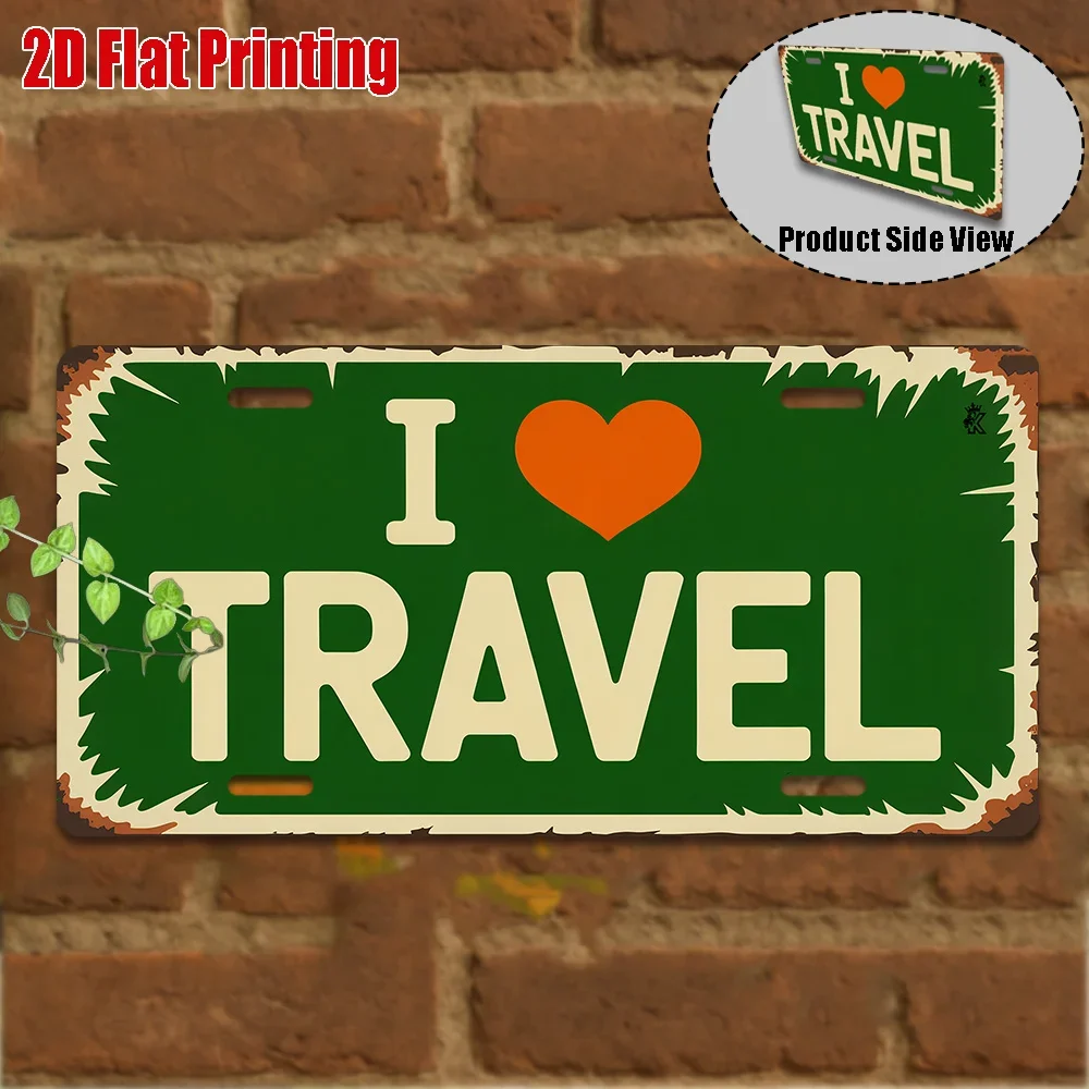 2D Flat,1pc, Vintage Metal Sign, Outdoor Wall Art (11.8