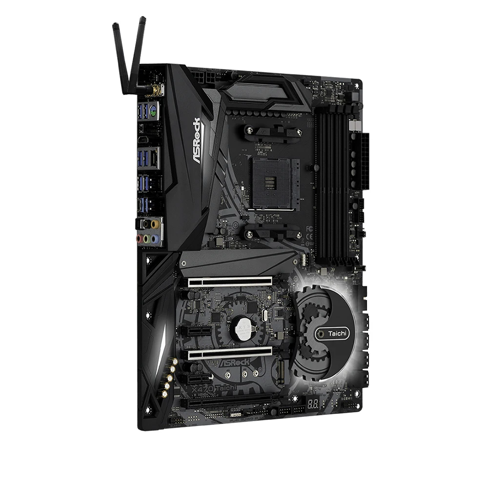 ASROCK X470 TAICHI マザーボードは、5800X3D、5700x3D、5700X、5600G