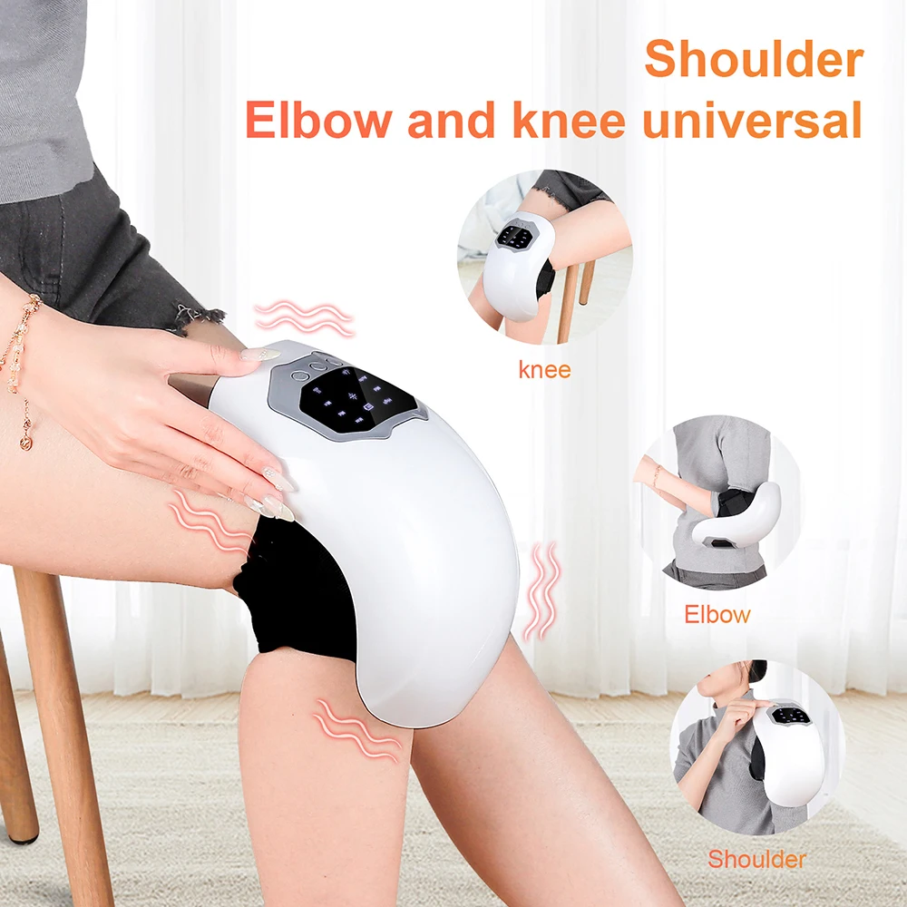 Wireless Smart Knee Massager Vibration Air Pressure Kneading Knee Massage Machine Electric Elbow Shoulder Knee masajeador