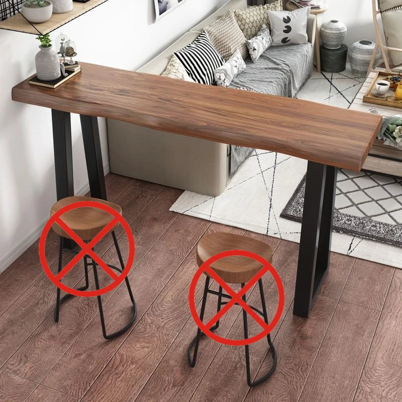 Excelente mesa de Bar para balcón, mesa de comedor estrecha y cómoda para ahorrar espacio, muebles de Bar de artista comercial, Stalas Baro XY40JBZ
