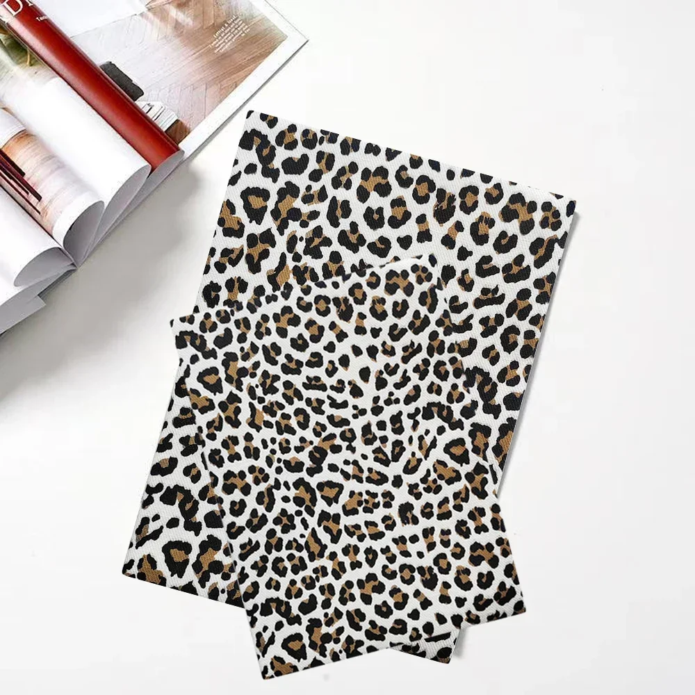 

Fromthenon A5 A6 Loose-leaf Notebook Cover Planner Journal Leopard Pattern Cover Protector Office Students Stationery Supplies